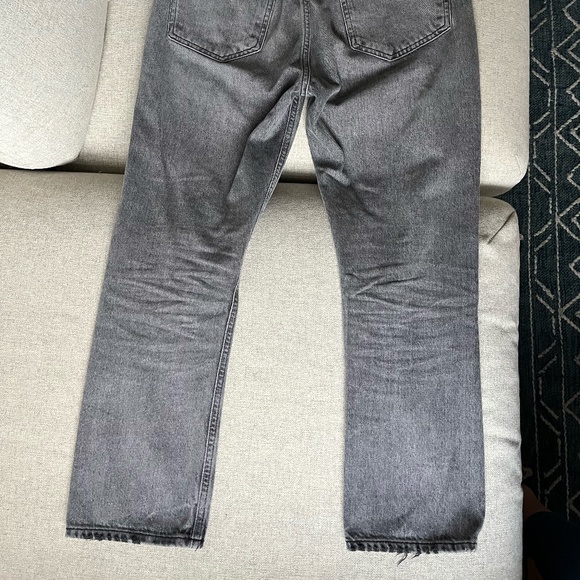 Riley High-Rise Straight Cropped Jeans Gray Size 27 (duplicate) - Picture 10 of 15